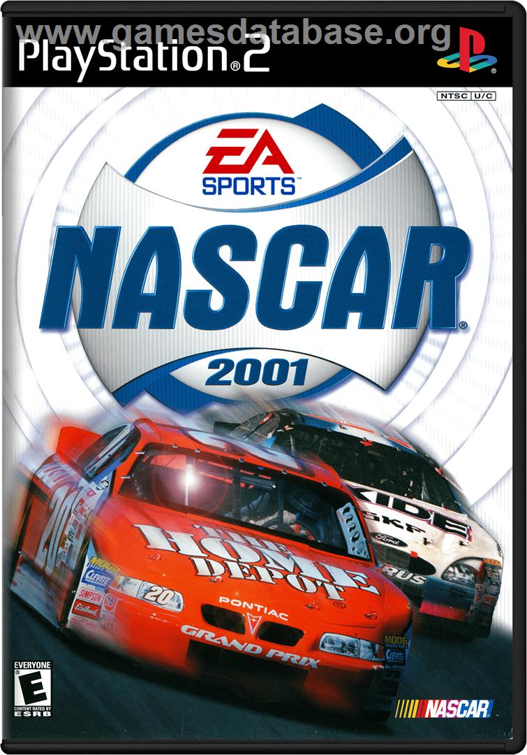 NASCAR 2001 - Sony Playstation 2 - Artwork - Box