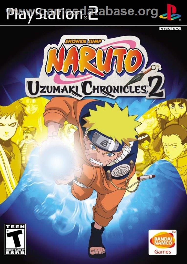 Naruto - Uzumaki Chronicles 2 - Sony Playstation 2 - Artwork - Box