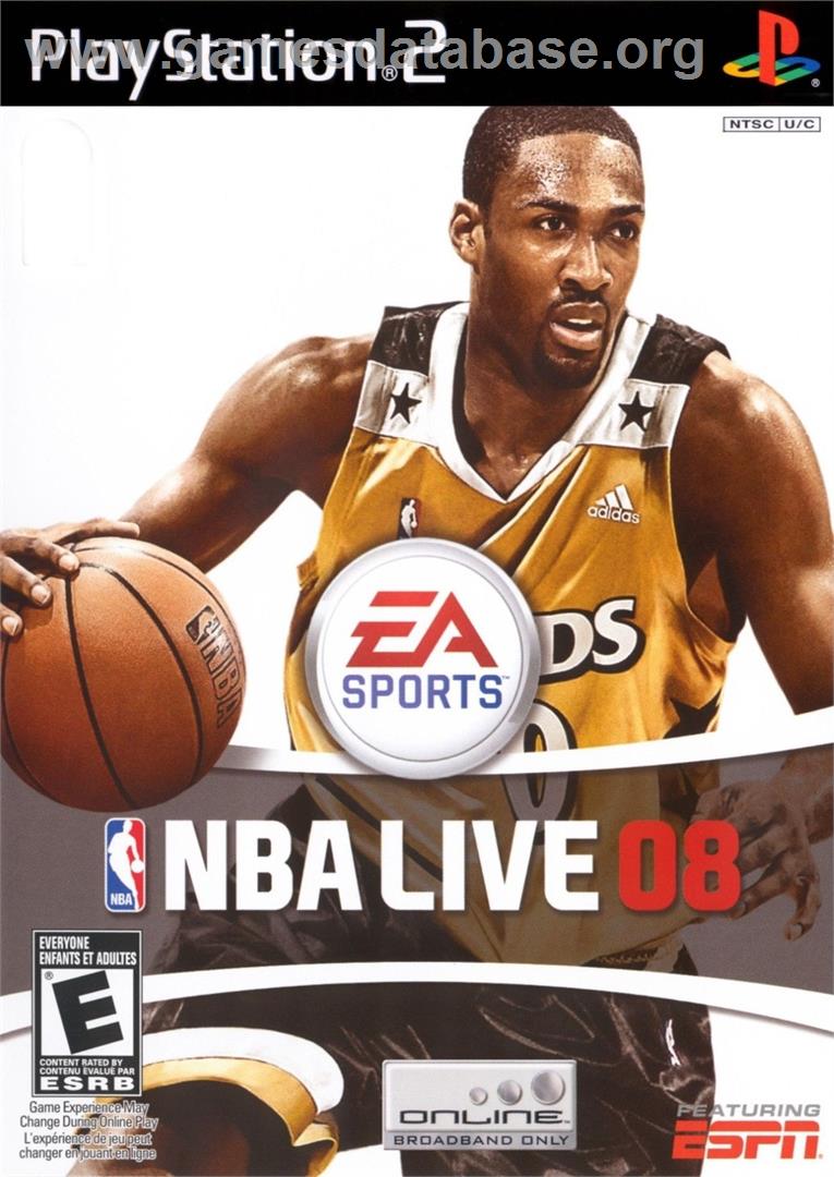 Nba Live 08 - Sony Playstation 2 - Artwork - Box