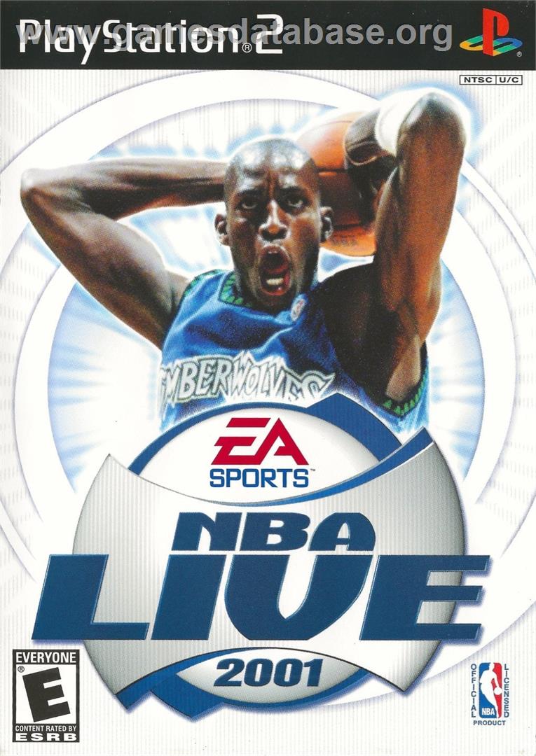 Nba Live 2001 - Sony Playstation 2 - Artwork - Box