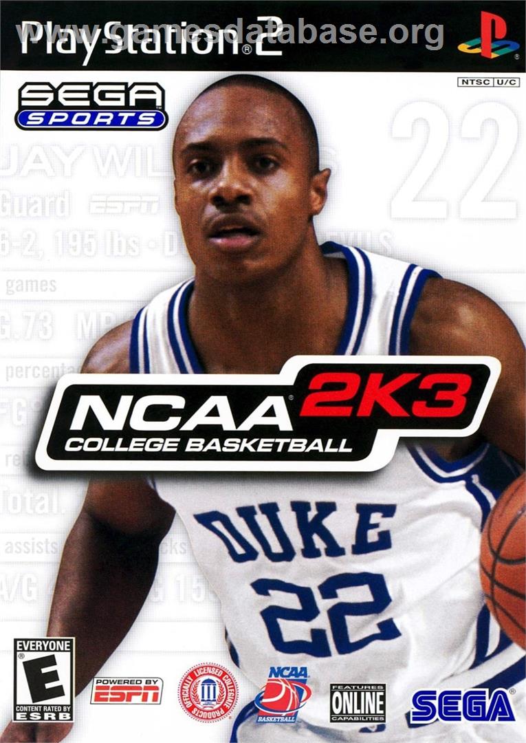 Ncaa College Basketball 2k3 - Sony Playstation 2 - Artwork - Box