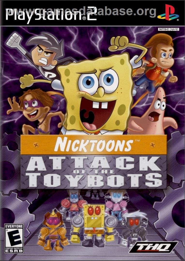 Nickelodeon SpongeBob and Friends - Attack of the Toybots - Sony Playstation 2 - Artwork - Box