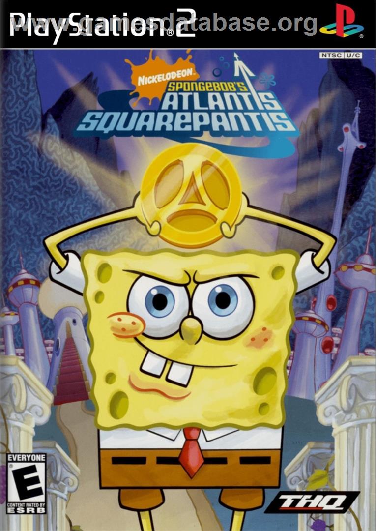Nickelodeon Spongebob's Atlantis Squarepantis - Sony Playstation 2 - Artwork - Box