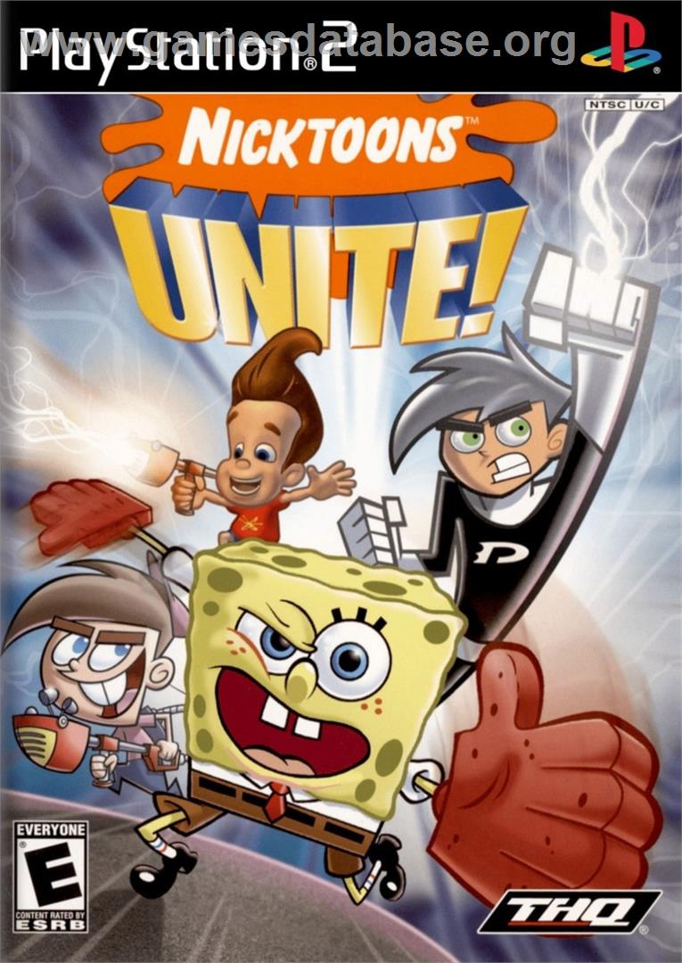 Nickelodeon Spongebob Squarepants And Friends Unite! - Sony Playstation 2 - Artwork - Box