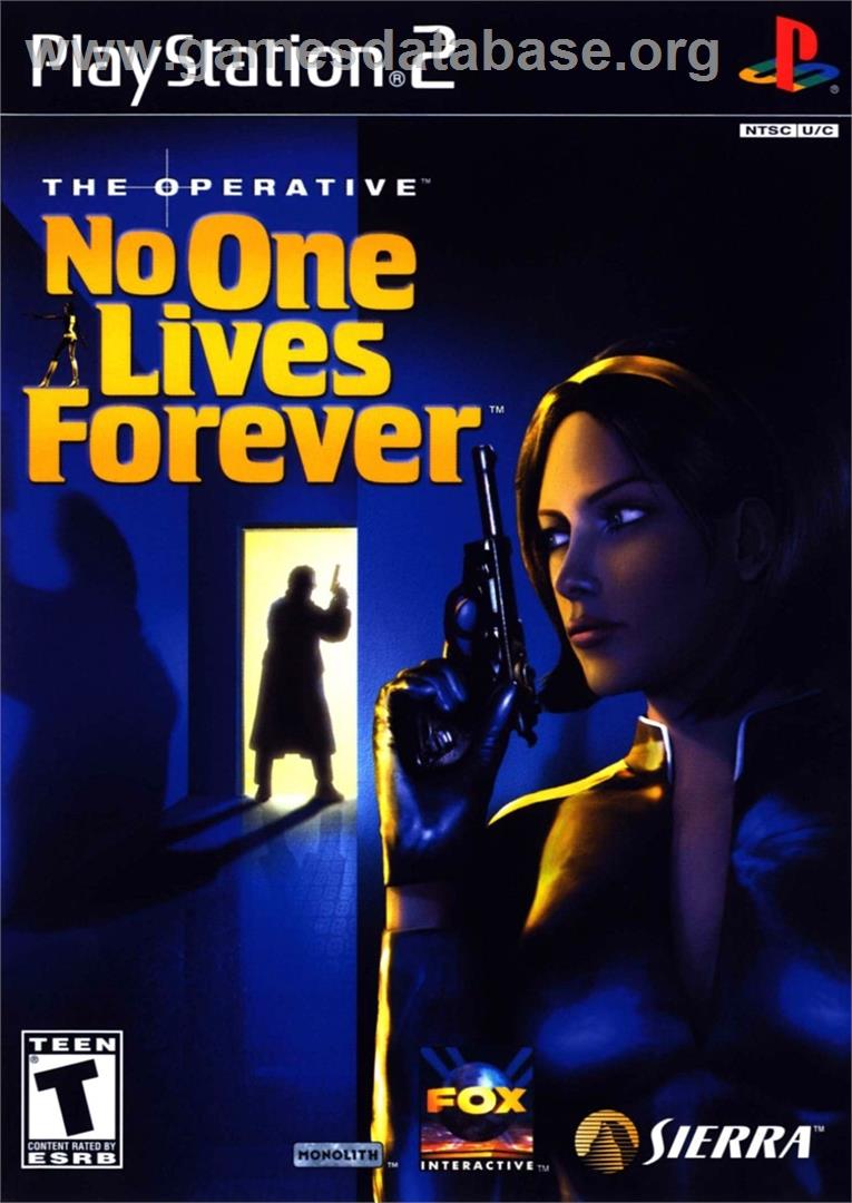 No One Lives Forever - Sony Playstation 2 - Artwork - Box