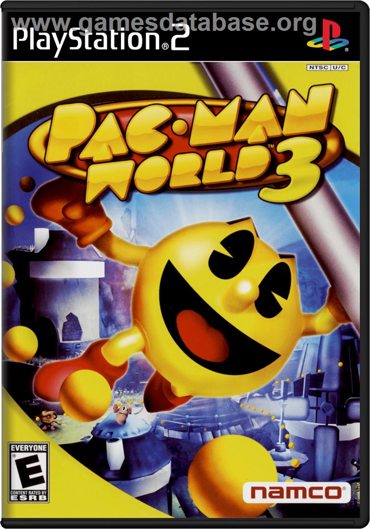 Pac-Man World 3 - Sony Playstation 2 - Artwork - Box