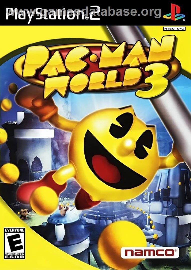 Pac-man World 3 - Sony Playstation 2 - Artwork - Box