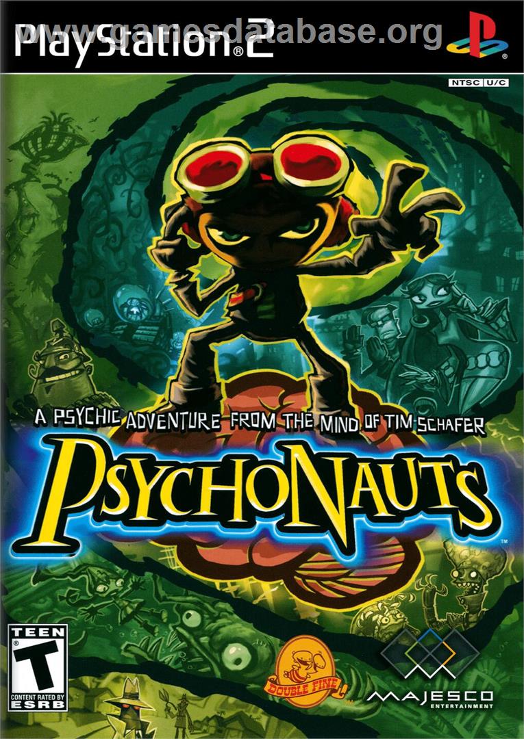 Psychonauts - Sony Playstation 2 - Artwork - Box