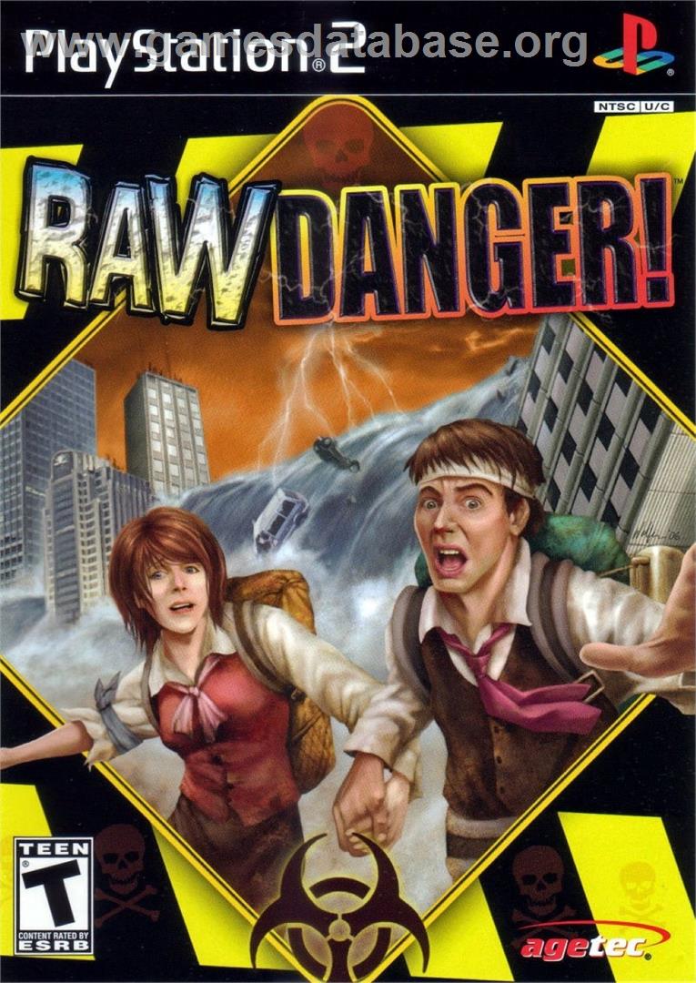 Raw Danger! - Sony Playstation 2 - Artwork - Box