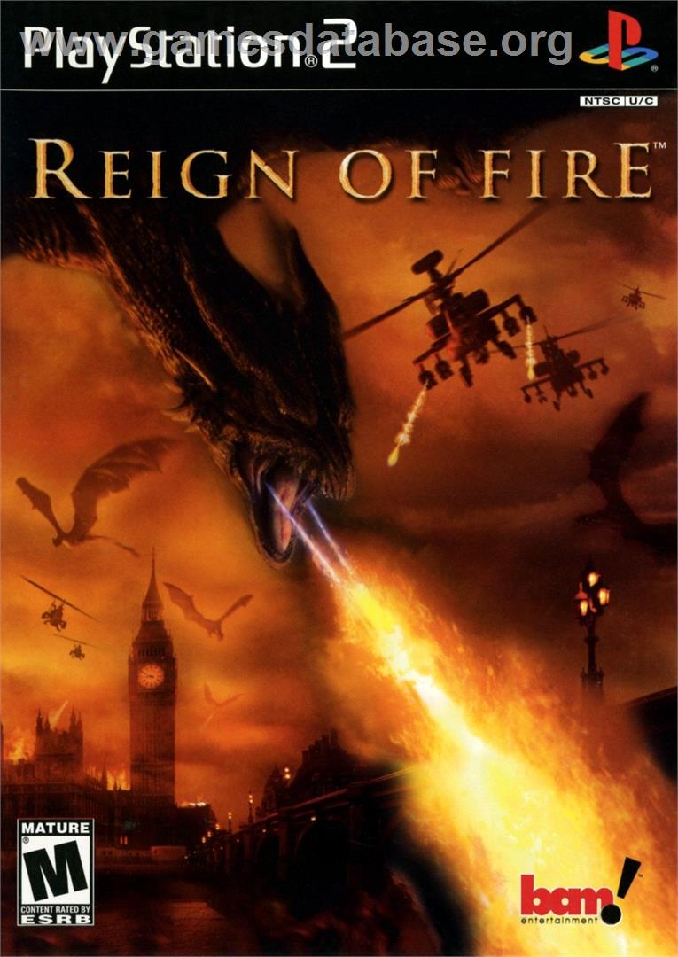 Reign Of Fire - Sony Playstation 2 - Artwork - Box