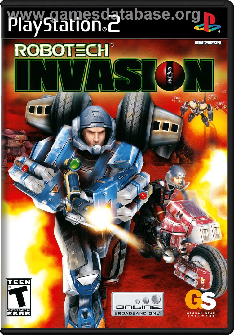 Robotech: Invasion - Sony Playstation 2 - Artwork - Box