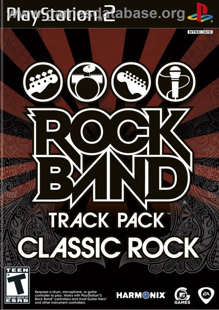 Rock Band - Classic Rock Track Pack - Sony Playstation 2 - Artwork - Box