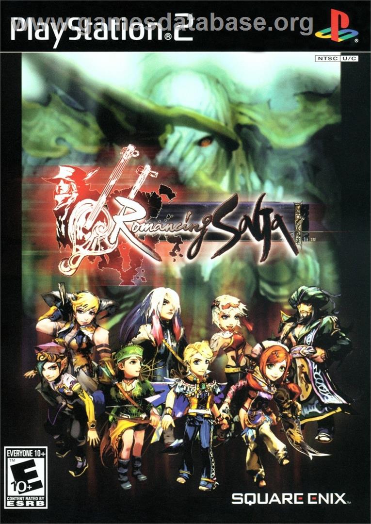 Romancing Saga - Sony Playstation 2 - Artwork - Box