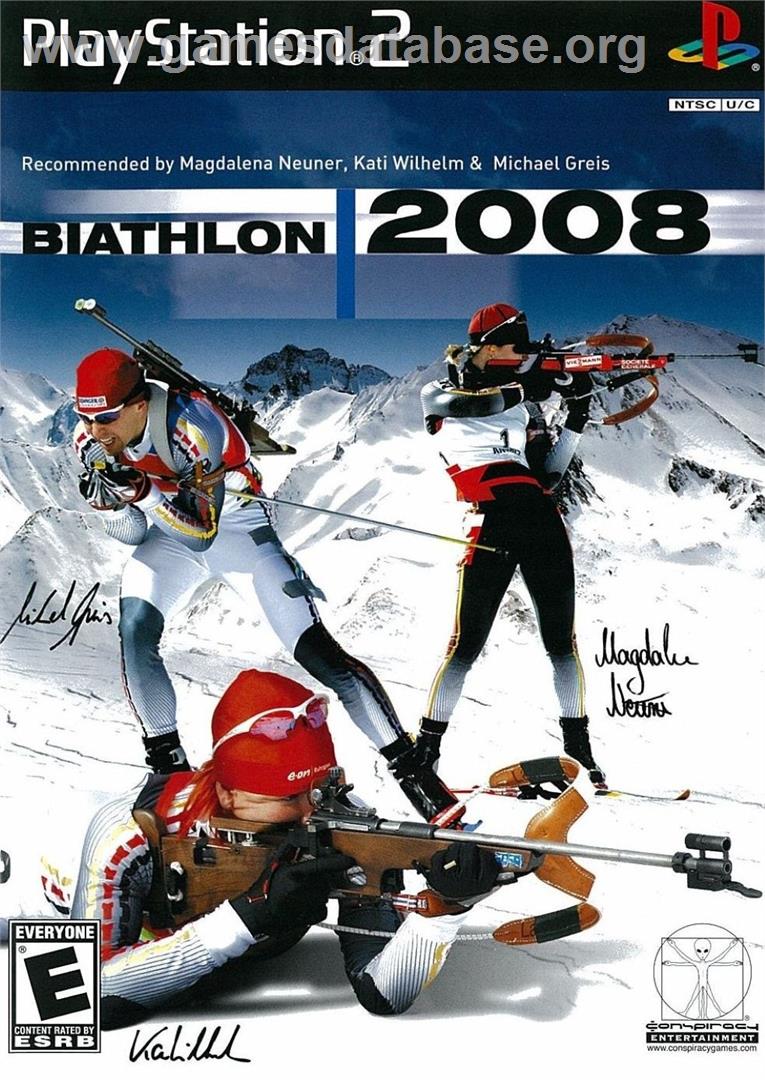 Rtl Biathlon 2008 - Sony Playstation 2 - Artwork - Box