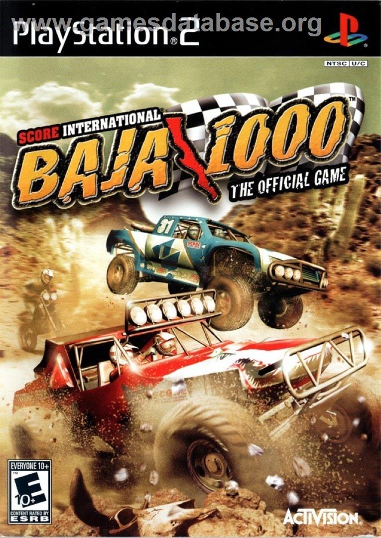 Score International Baja 1000 World Championship Off Road Racing - Sony Playstation 2 - Artwork - Box