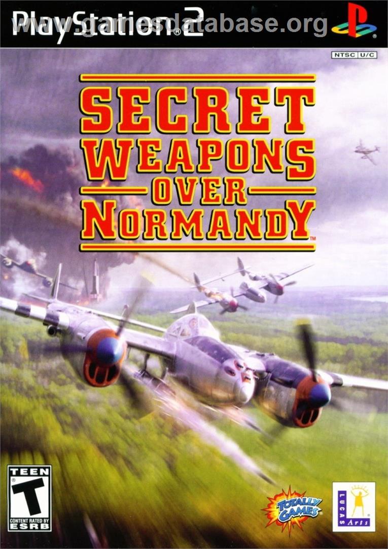 Secret Weapons Over Normandy - Sony Playstation 2 - Artwork - Box