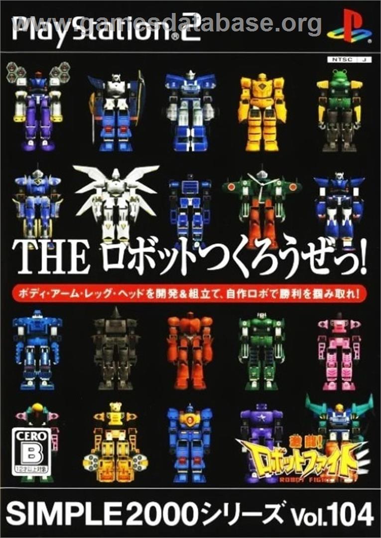 Simple 2000 Series Vol. 104 - The Robot Tsukurou ze! Gekitou! Robot Fight - Sony Playstation 2 - Artwork - Box