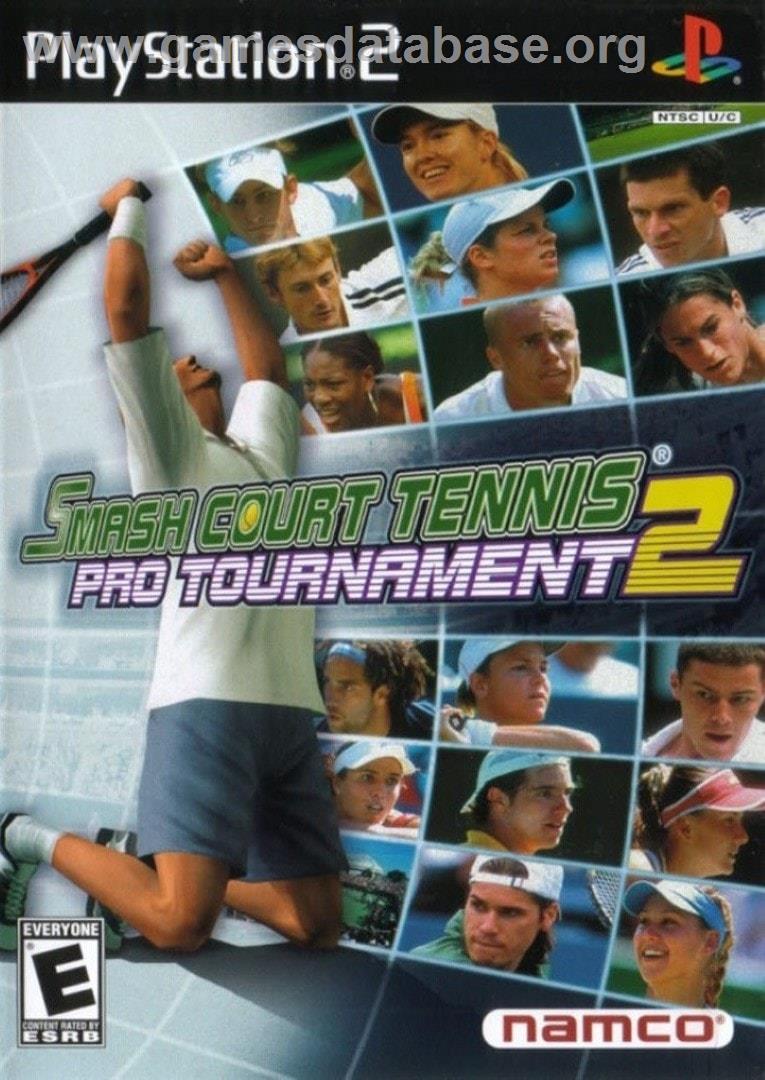 Smash Court Tennis Pro Tournament 2 - Sony Playstation 2 - Artwork - Box