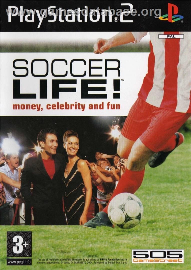 Soccer Life! - Sony Playstation 2 - Artwork - Box