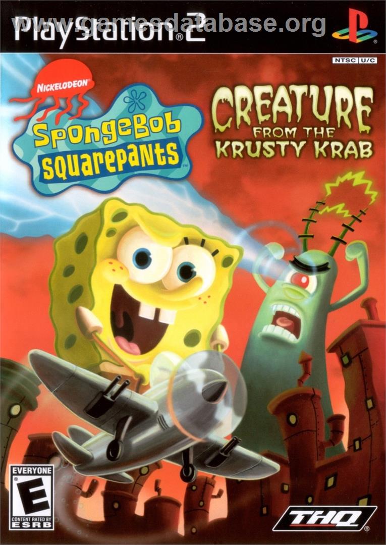 Spongebob Squarepants - Creature From The Krusty Krab - Sony Playstation 2 - Artwork - Box