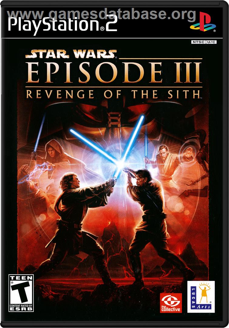 Star Wars: Episode III - Revenge of the Sith - Sony Playstation 2 - Artwork - Box
