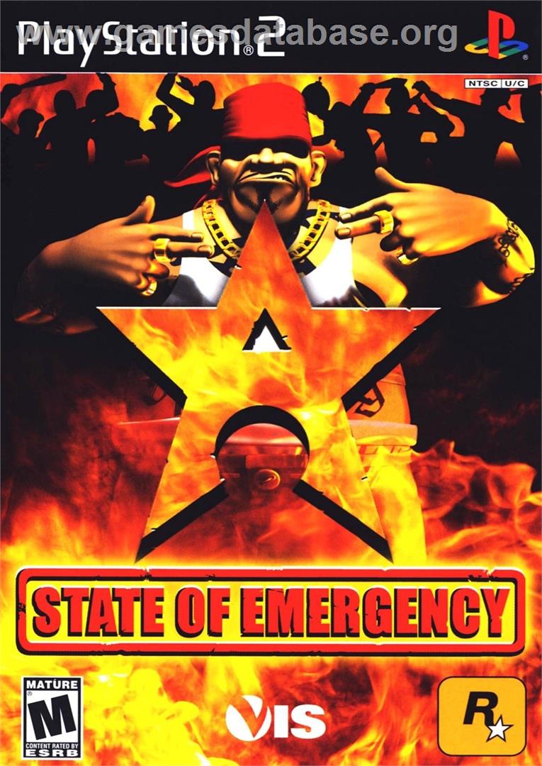 State Of Emergency - Sony Playstation 2 - Artwork - Box