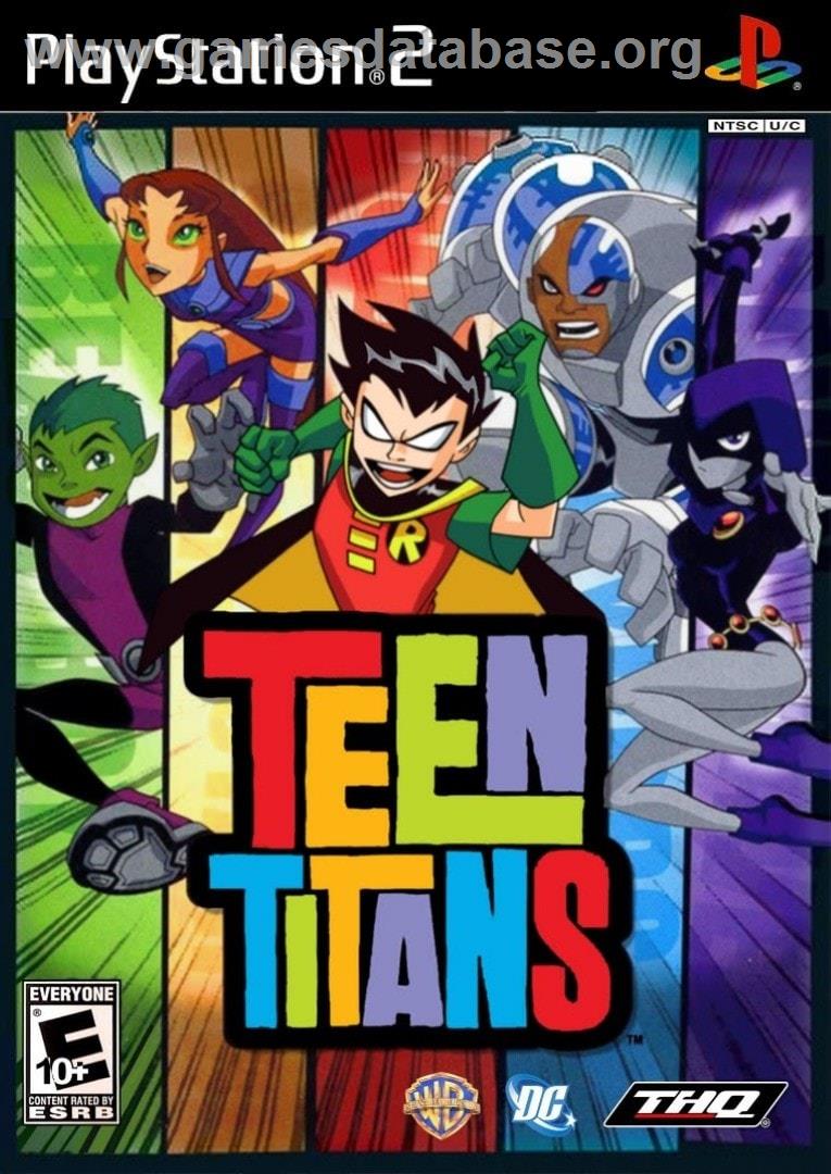 Teen Titans - Sony Playstation 2 - Artwork - Box