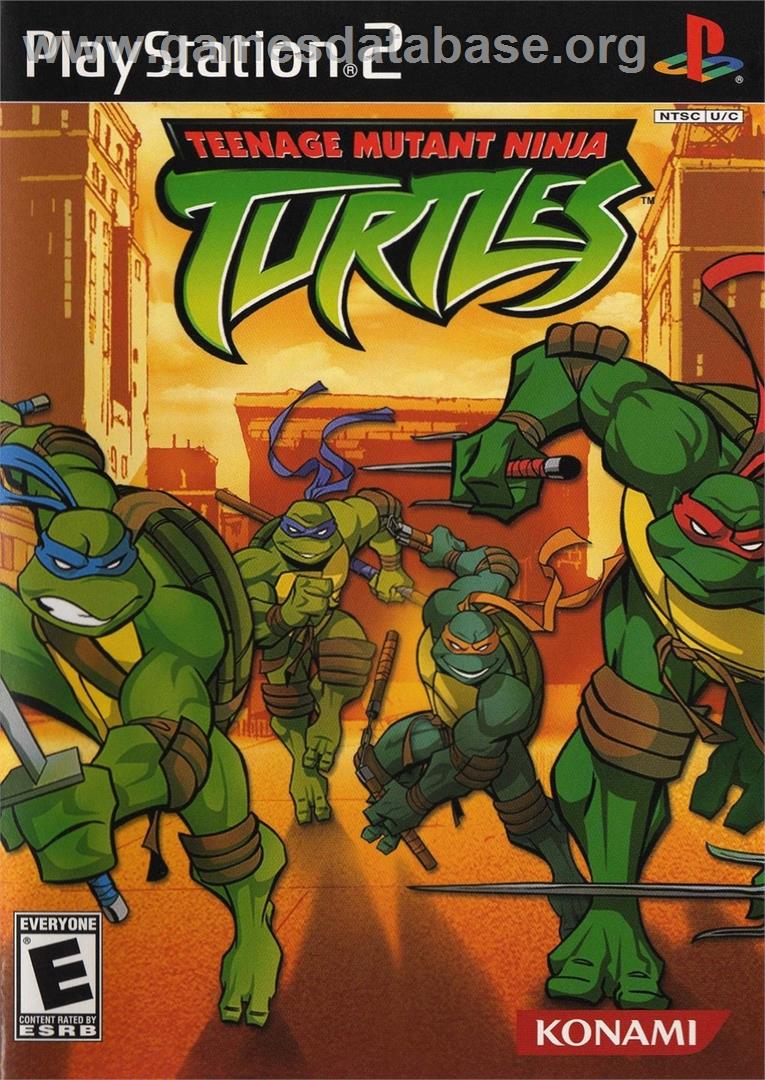 Teenage Mutant Ninja Turtles - Sony Playstation 2 - Artwork - Box