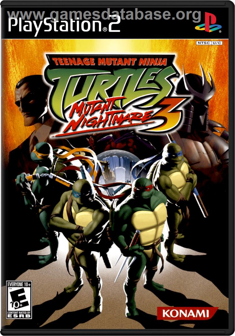 Teenage Mutant Ninja Turtles 3: Mutant Nightmare - Sony Playstation 2 - Artwork - Box