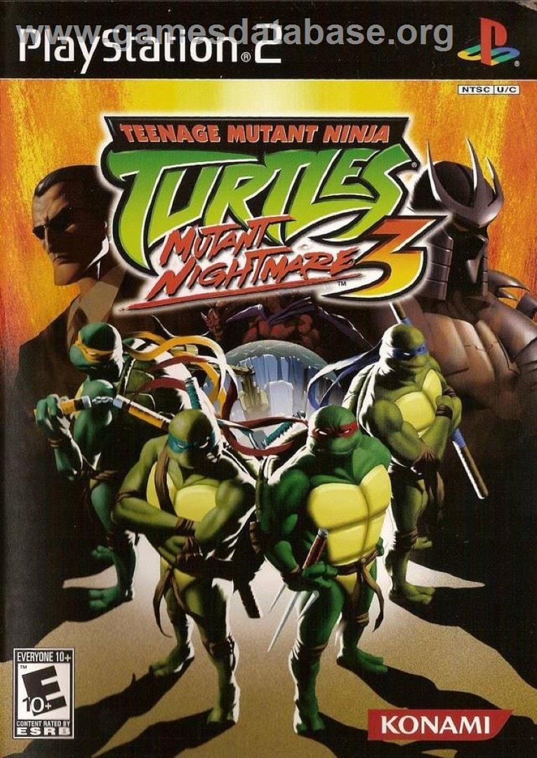 Teenage Mutant Ninja Turtles 3 - Mutant Nightmare - Sony Playstation 2 - Artwork - Box