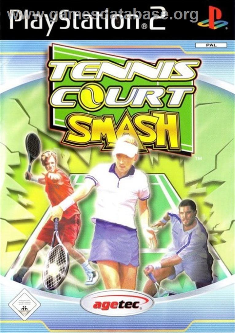Tennis Court Smash - Sony Playstation 2 - Artwork - Box