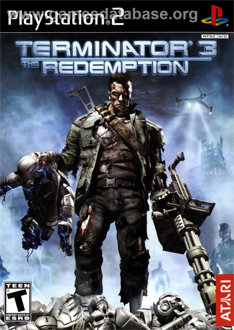 Terminator 3 - The Redemption - Sony Playstation 2 - Artwork - Box