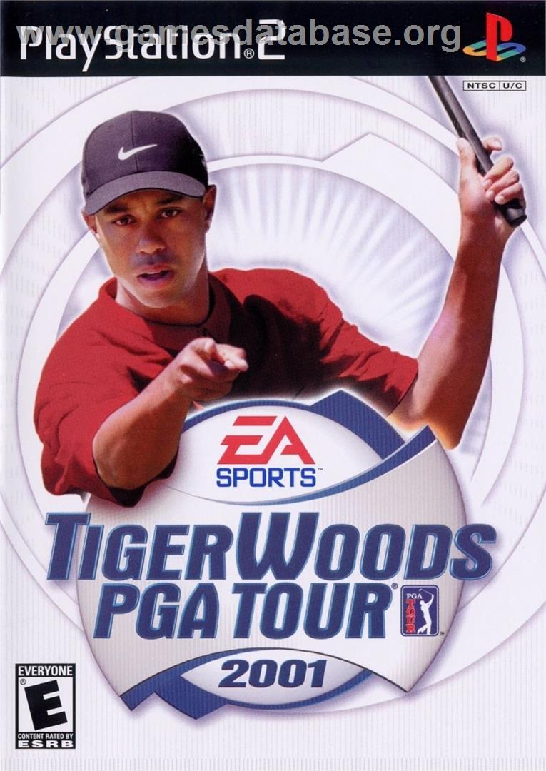 Tiger Woods Pga Tour 2001 - Sony Playstation 2 - Artwork - Box