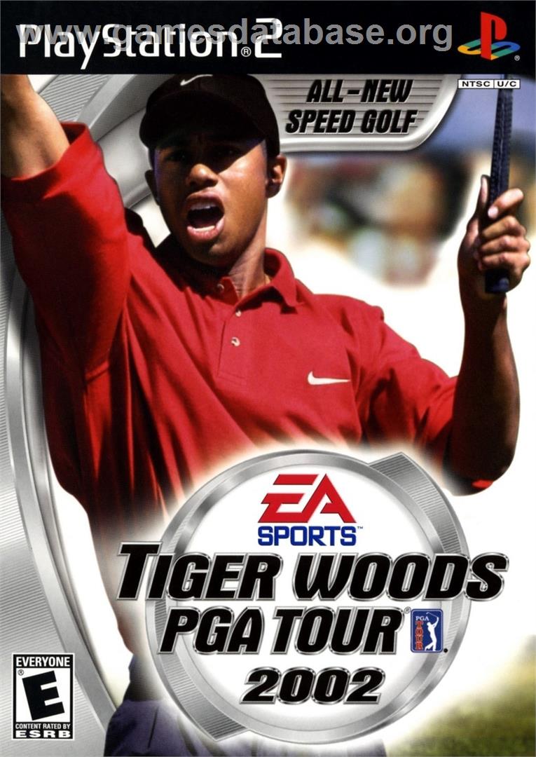 Tiger Woods Pga Tour 2002 - Sony Playstation 2 - Artwork - Box