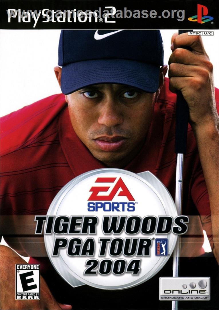 Tiger Woods Pga Tour 2004 - Sony Playstation 2 - Artwork - Box