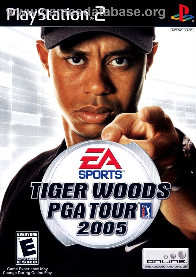 Tiger Woods Pga Tour 2005 - Sony Playstation 2 - Artwork - Box