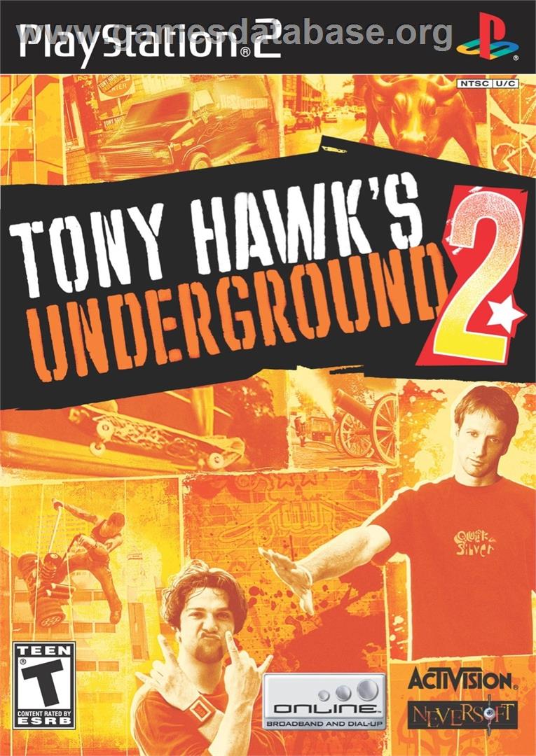 Tony Hawk's Underground 2 - Sony Playstation 2 - Artwork - Box