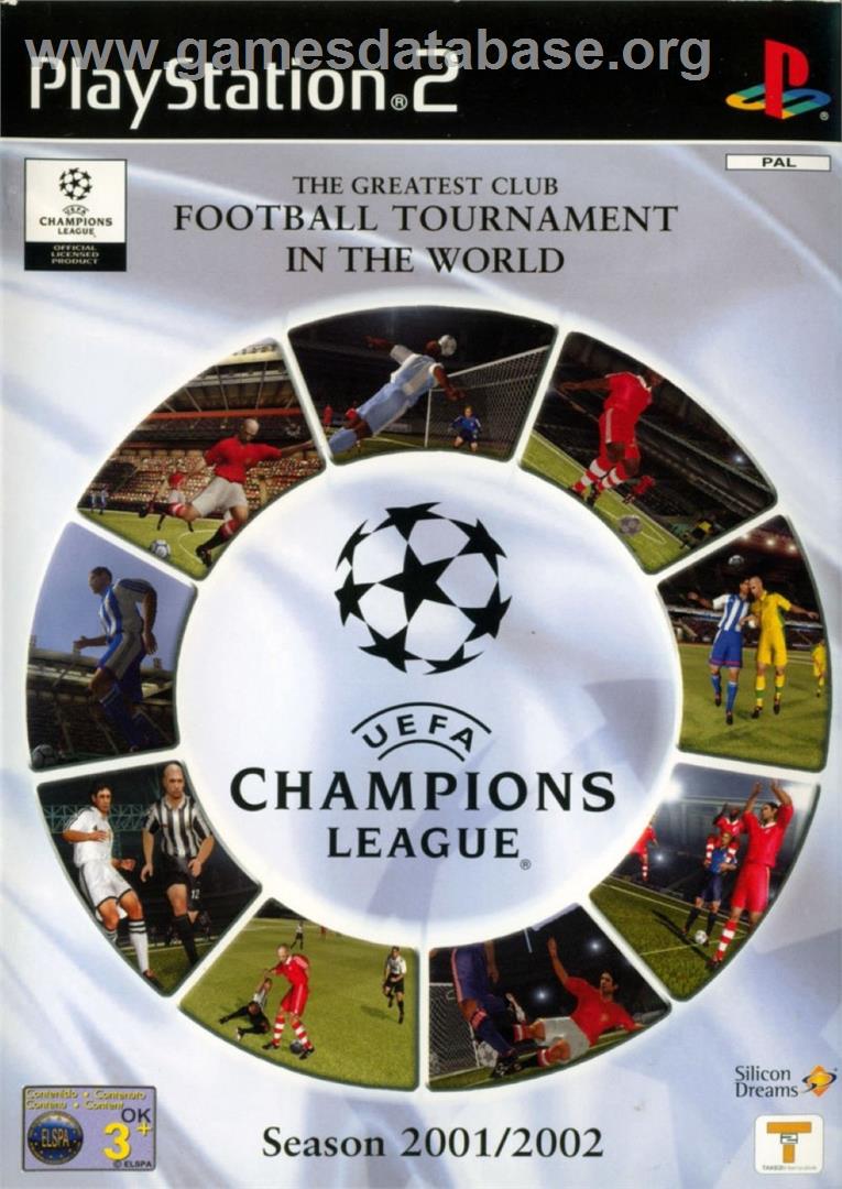 Uefa Champions League - Saison 2001/2002 - Sony Playstation 2 - Artwork - Box