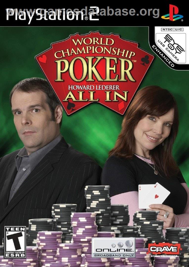 World Championship Poker - Featuring Howard Lederer - All In - Sony Playstation 2 - Artwork - Box