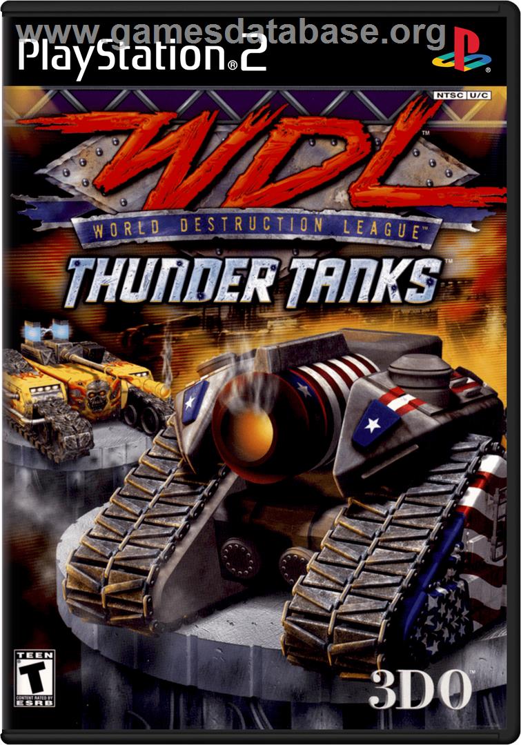 World Destruction League: Thunder Tanks - Sony Playstation 2 - Artwork - Box