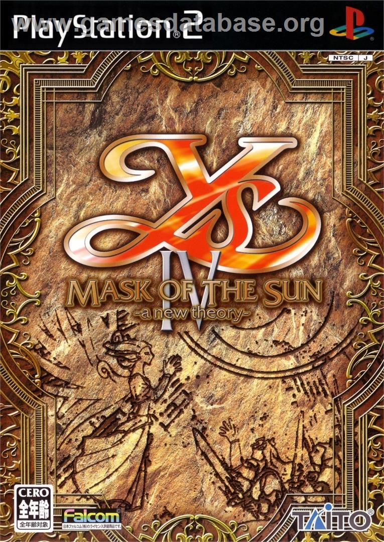 Ys 4 - Mask Of The Sun - Sony Playstation 2 - Artwork - Box