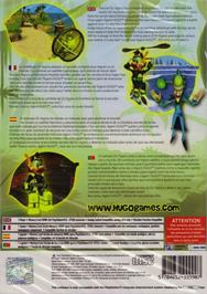 Box back cover for Agent Hugo - Lemoon Twist on the Sony Playstation 2.