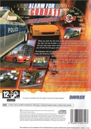 Box back cover for Alarm For Cobra 11 - Hot Pursuit on the Sony Playstation 2.