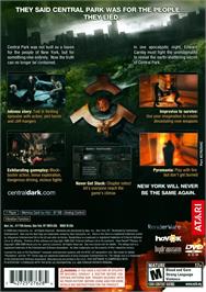 Box back cover for Alone In The Dark on the Sony Playstation 2.