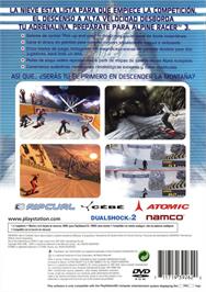 Box back cover for Alpine Racer 3 on the Sony Playstation 2.