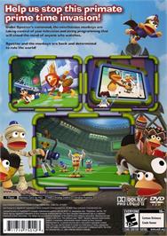 Box back cover for Ape Escape 3 on the Sony Playstation 2.
