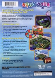Box back cover for Aqua Aqua - Wetrix 2 on the Sony Playstation 2.