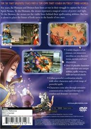 Box back cover for Arc the Lad - Twilight of the Spirits on the Sony Playstation 2.