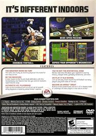 Box back cover for Arena Football on the Sony Playstation 2.