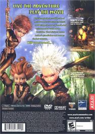 Box back cover for Arthur And The Minimoys on the Sony Playstation 2.